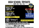 High School Tryouts